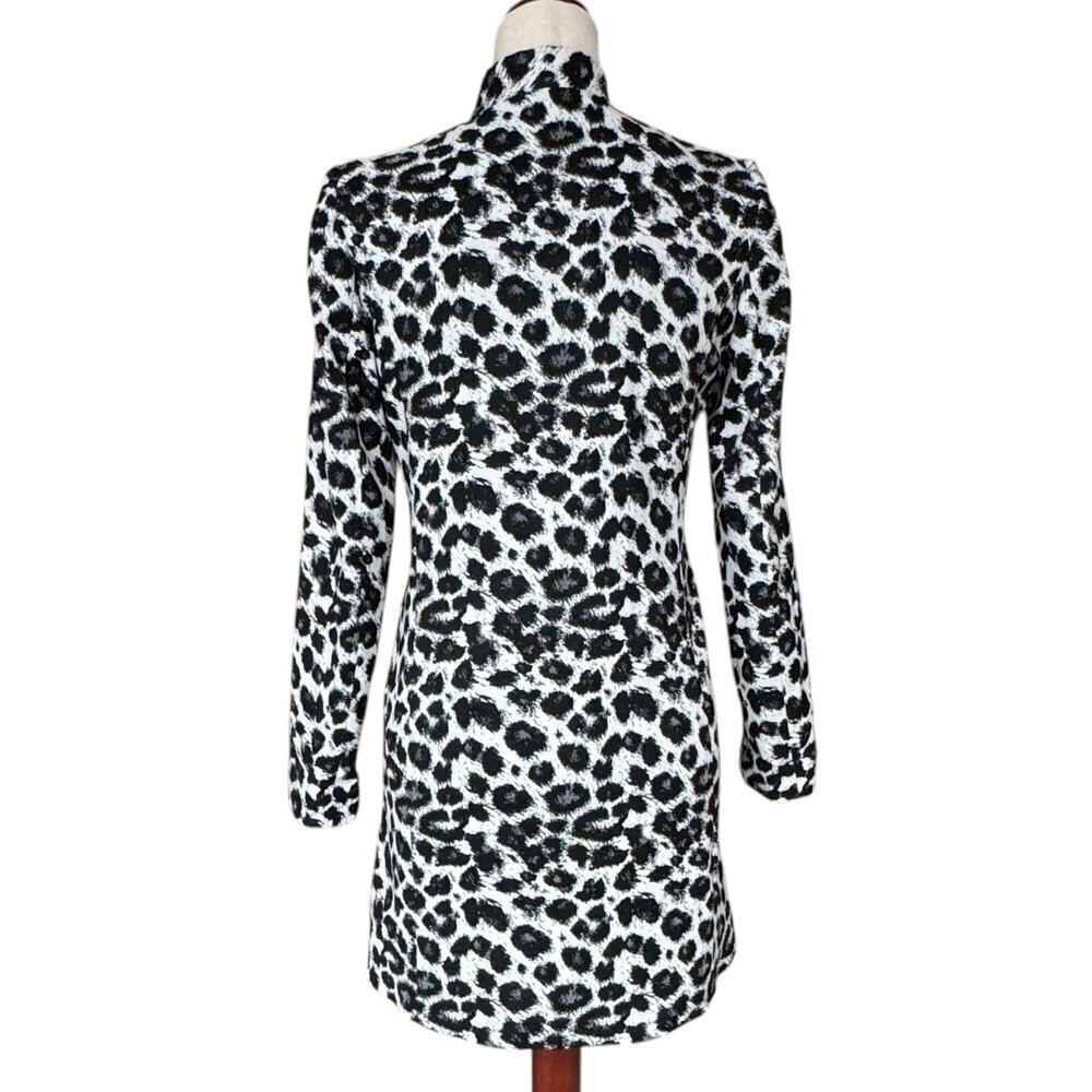 Renuar Animal Print Statement Coat Double Breasted Women’s Size 0 - Picture 3 of 10